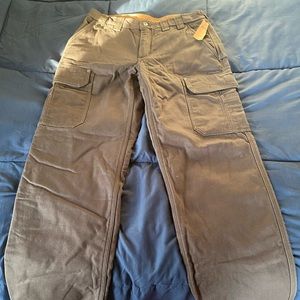 Mean Duluth fleece lined work pants.